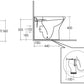 Resort WC, wandbündig und Rimless - MEGART