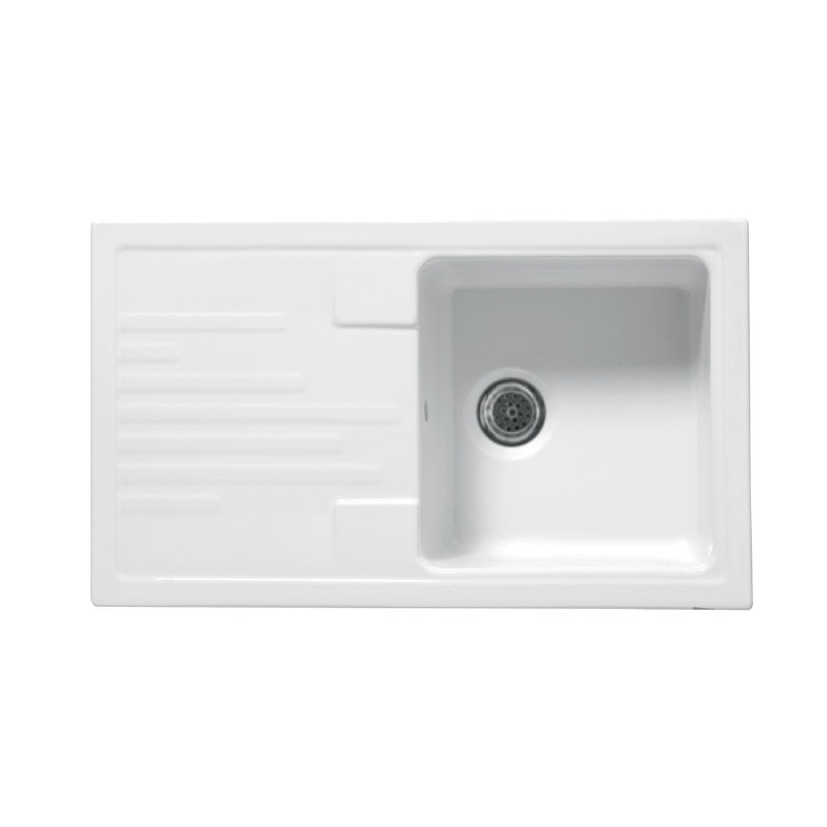 Einbau - Keramikspüle Modell C282 Mit 1 Becken 86 X 50 - MEGART