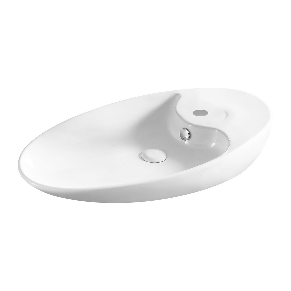Aufsatzwaschbecken Mod. La28 Cm 73,5 X 39 - MEGART