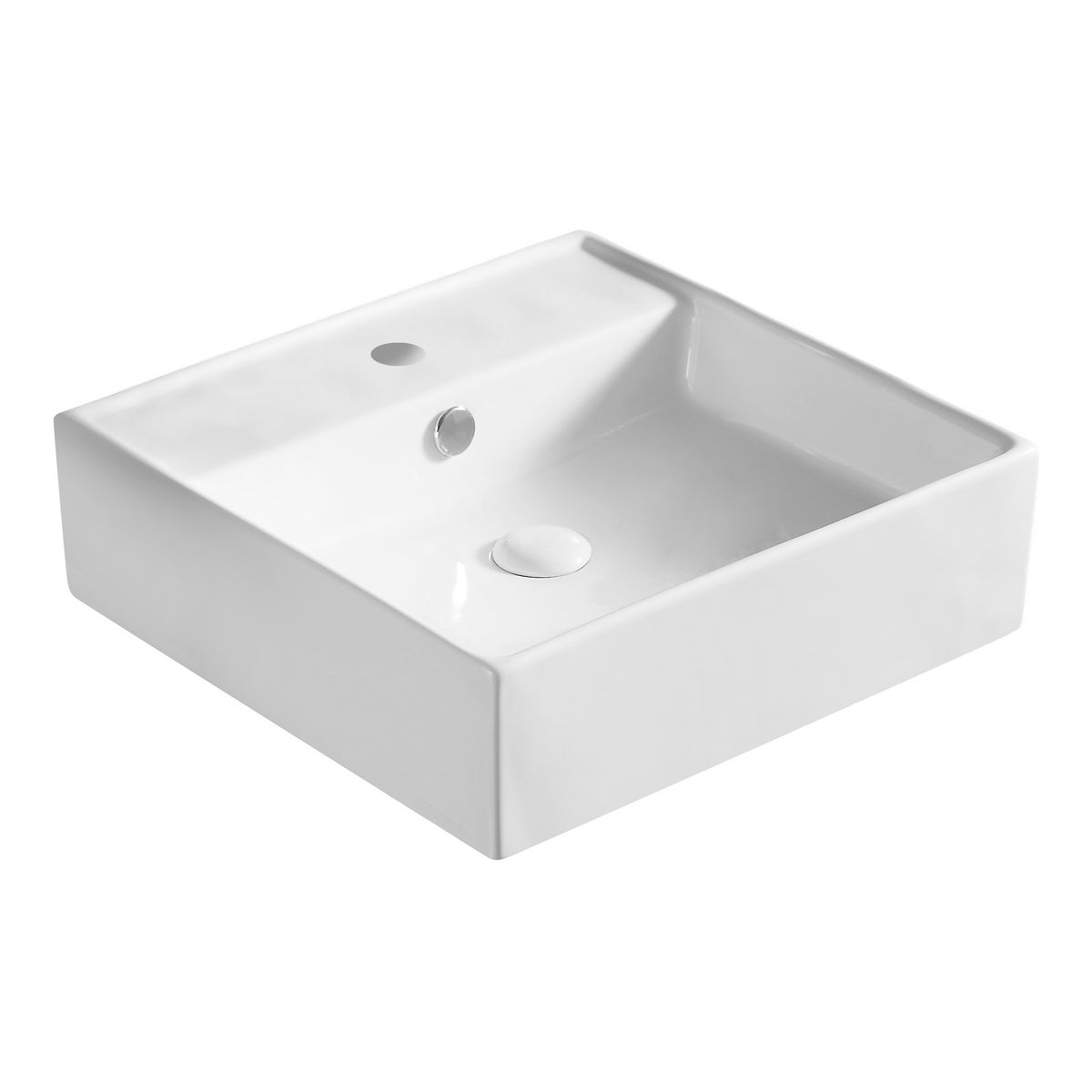 Aufsatzwaschbecken Mod. La40 cm 46,5 x 46,5 - MEGART
