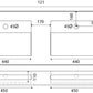 Waschbecken Emotion Line Mod. 04 - MEGART