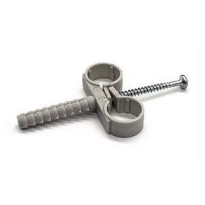 10 Stück Doppelhalter Aus Nylon Mit Schraube - MEGART