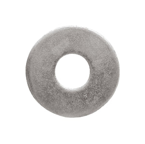 + Rondelle Plate Zinguée Blanche Rg