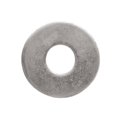 + Rondelle Plate Zinguée Blanche Rg