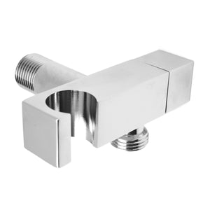 Duschhalterung Design Messing Chrom Mit Stopp 1/2 M - MEGART