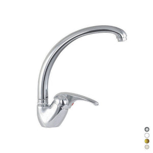 Einhebelmischer Spüle Einloch Hocher Auslauf Seitlicher Griff Serie Marzia - MEGART