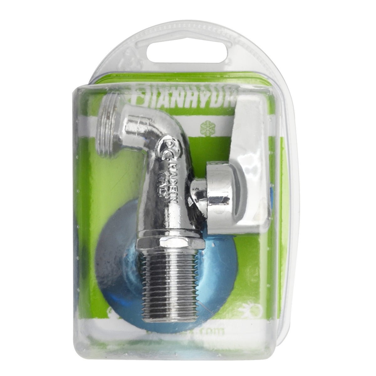 Verchromiertes Kugelventil Für Waschmaschine Mit Rosone Blister - MEGART