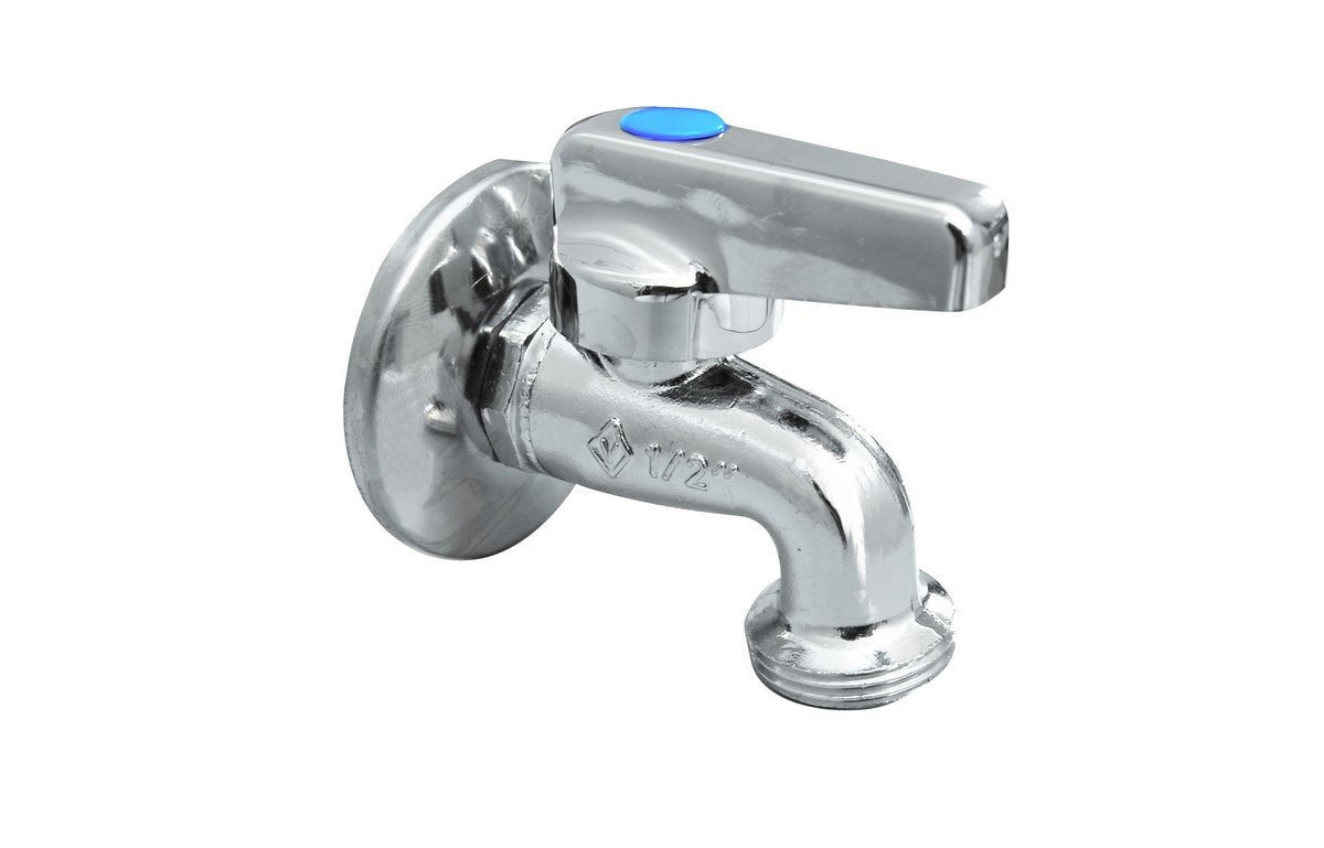 Verchromiertes Kugelventil Für Waschmaschine Mit Rosone - MEGART