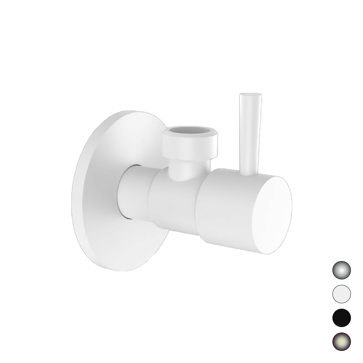 Eckventil mit Verbindung und Dichtung Mod. „Minimal“ 1/2X10 - MEGART