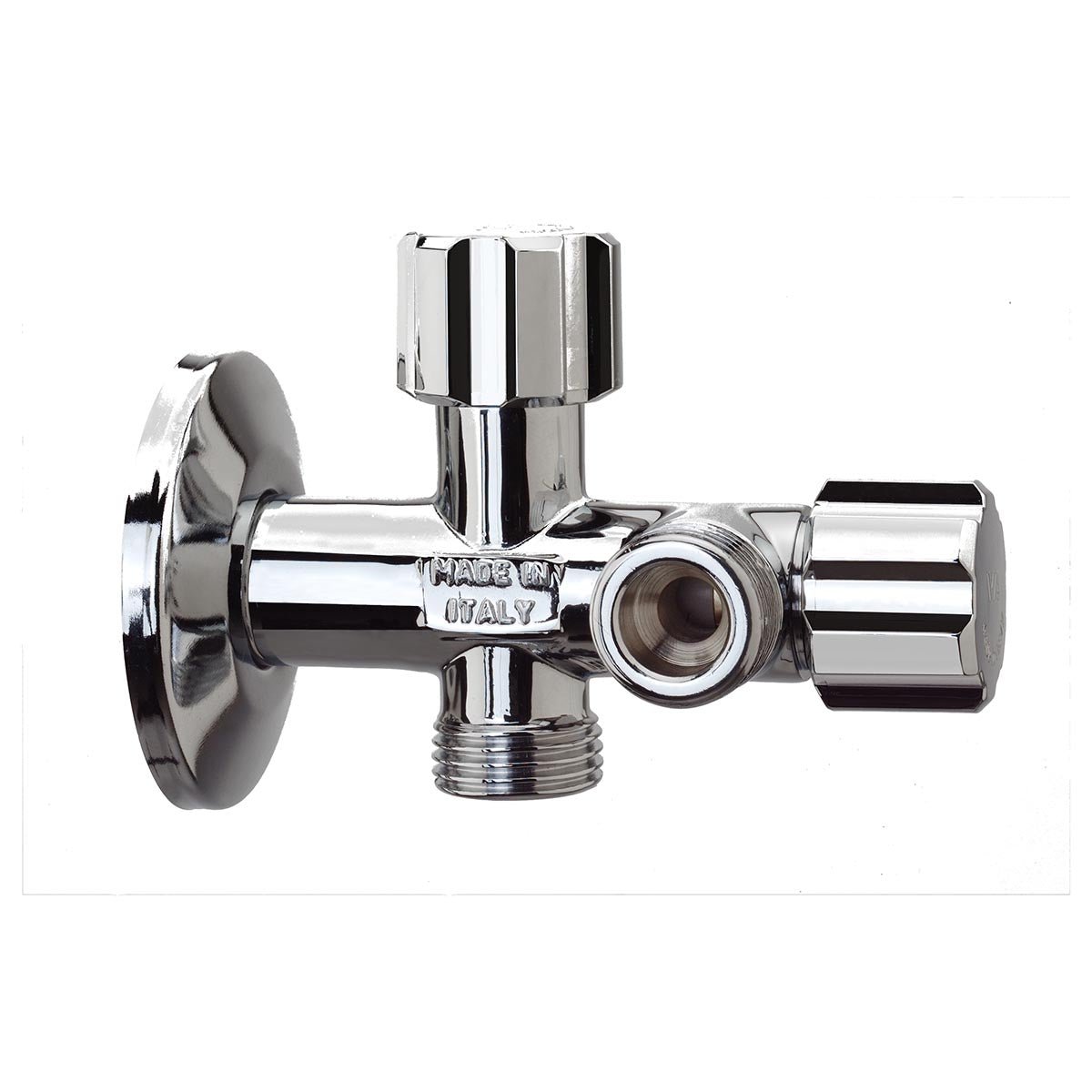 Dual N+S 1/2" Ventil Mit Rosone - MEGART