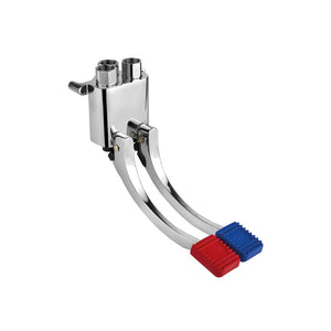 Externer 2 - Wege - Pedalwasserhahn Für Wandmontage Ohne Flexibles Element - MEGART