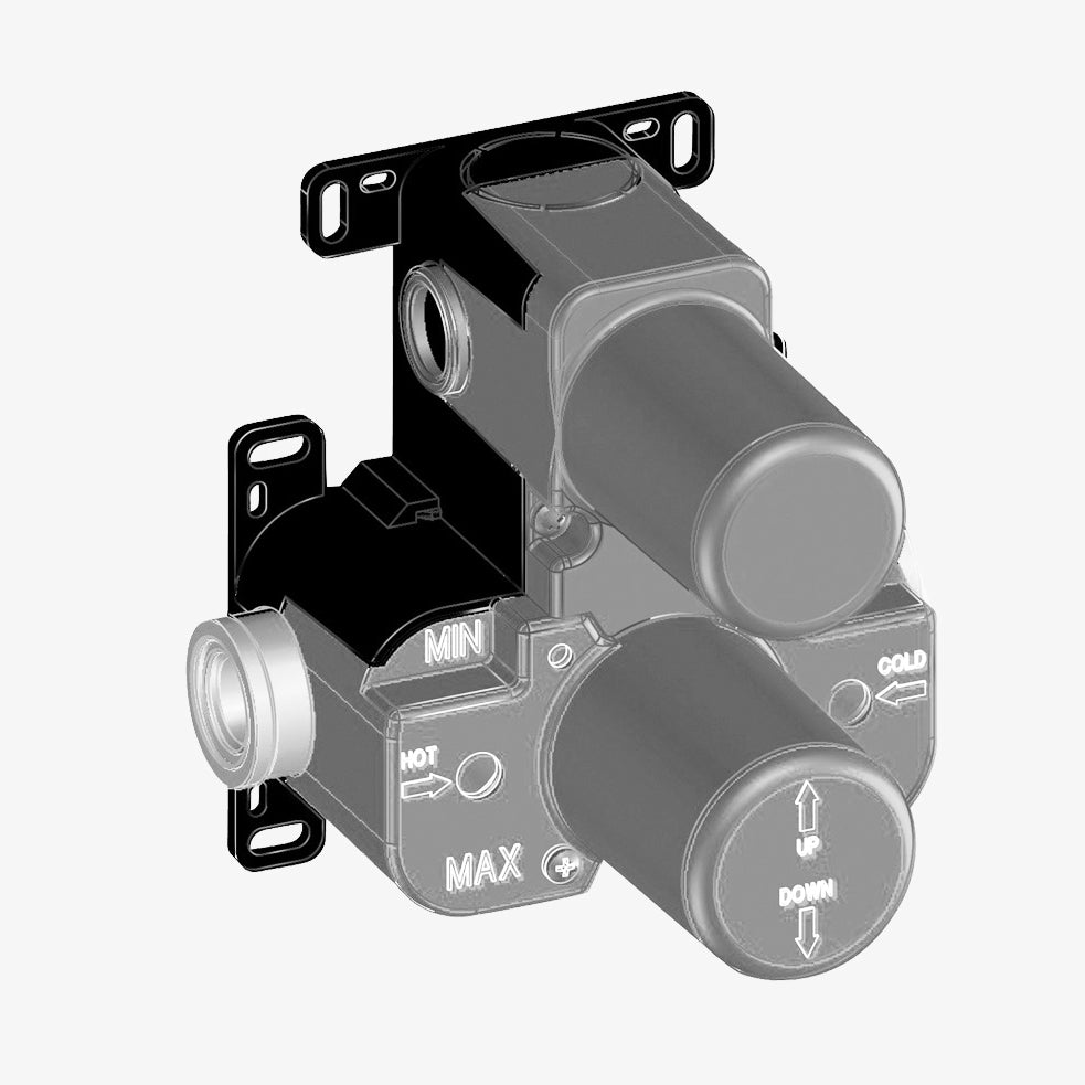Universaler Eingebauter Thermostatischer Duschgruppe Spartaco - MEGART