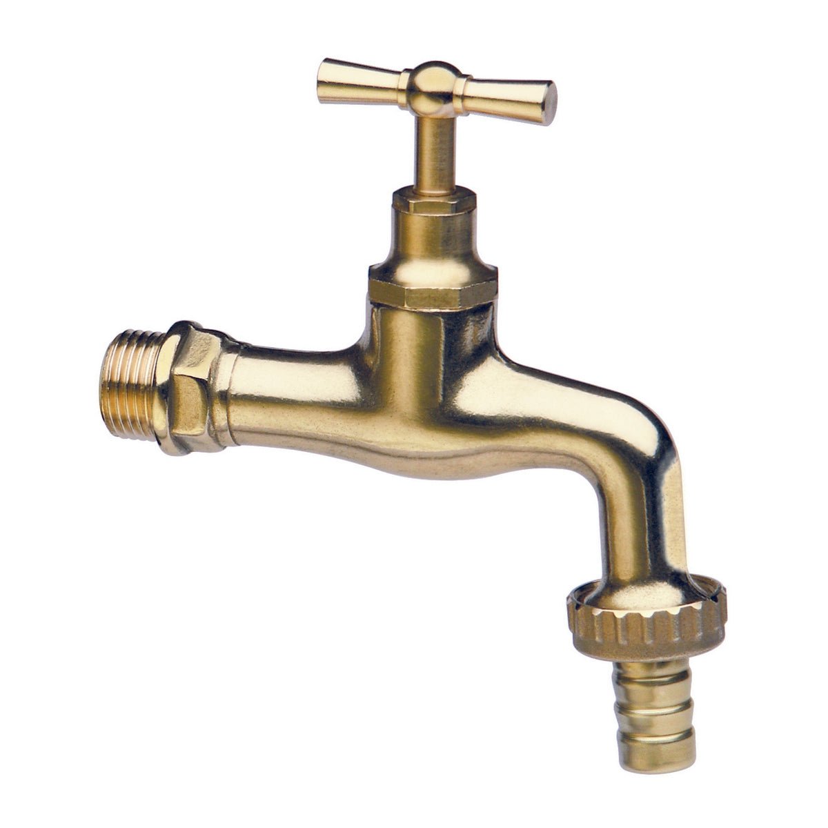 Polierter Brass - Schlauchanschluss - MEGART