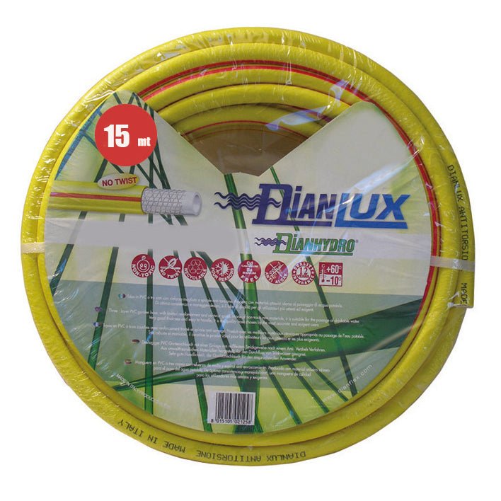 Gelber Gartenschlauch Dianlux Mt 15 - MEGART