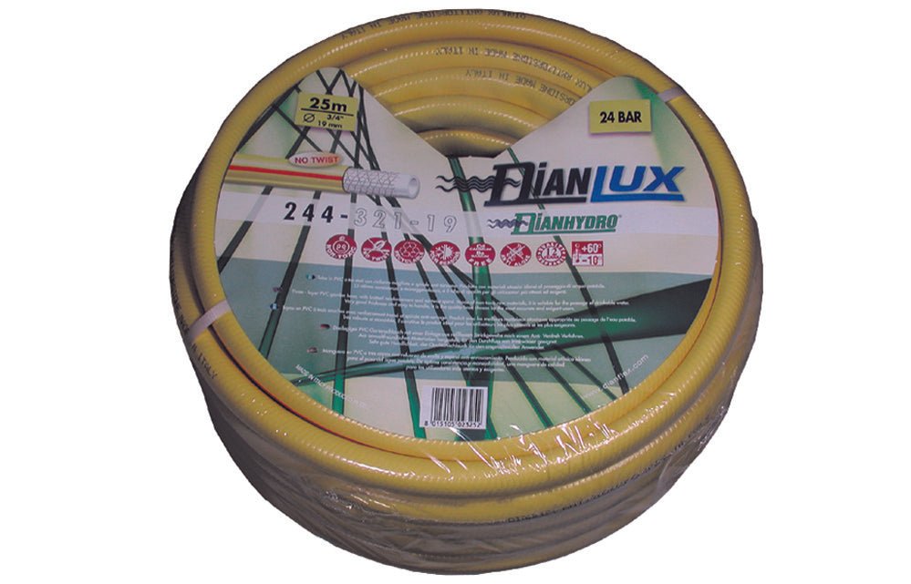 Gelber Gartenschlauch Dianlux Mt 25 - MEGART