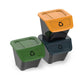 Set 3 PZ Abfalleimer Ecobin Mülltrennung Lt. 30x3 39x39 cm x h.33 cm GRYN