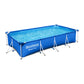 Steel Pro Frame Rechteckiger oberirdischer Pool - MEGART