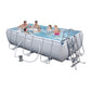 Power Steel Frame Oberirdischer rechteckiger Pool - MEGART