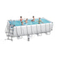 Oberirdischer rechteckiger Pool - MEGART
