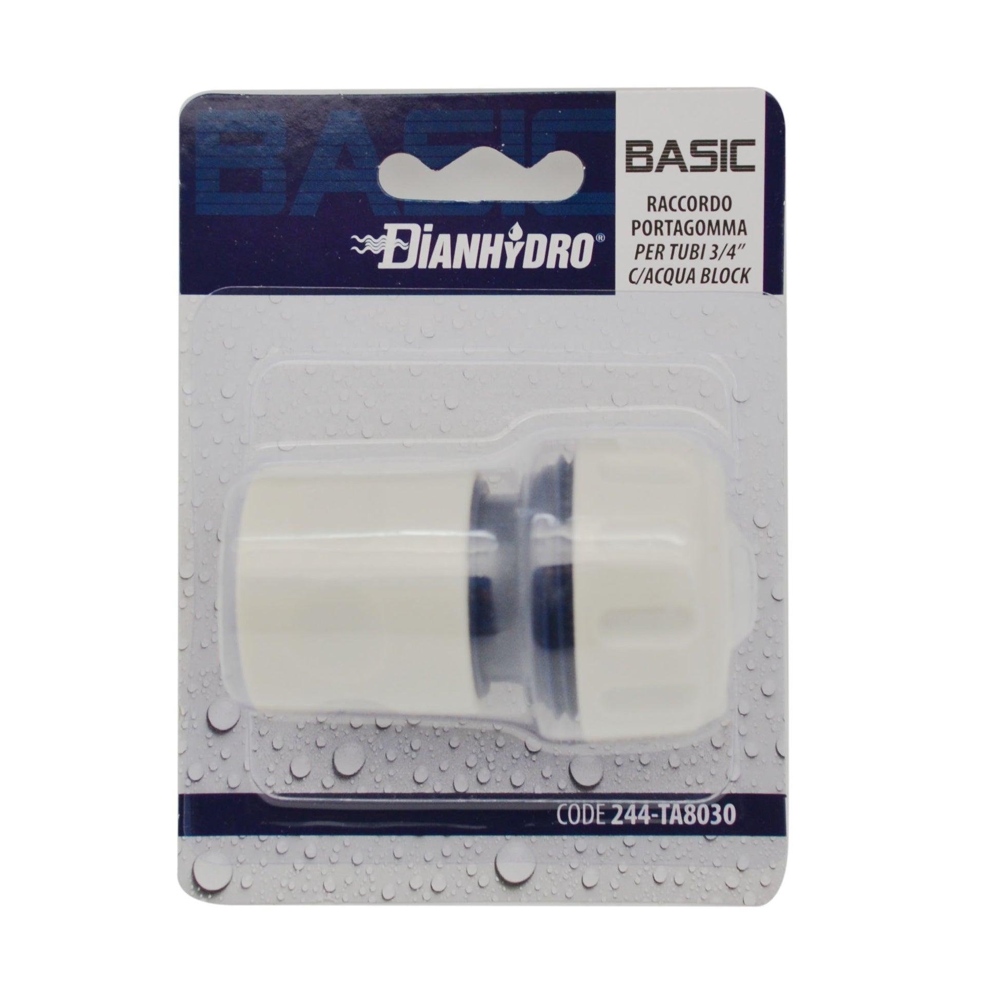 Basis - Schlauchanschluss Für Rohre 3/4" Mit Wasserblock - MEGART