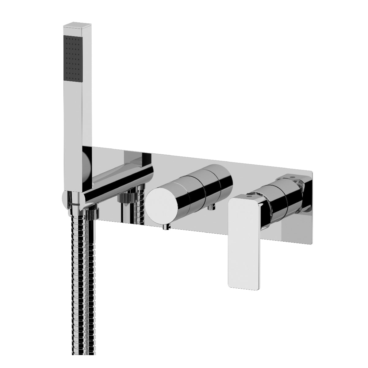 Einbauset Für 3 - Wege Wannen - Duschmischester Linea Icon - MEGART