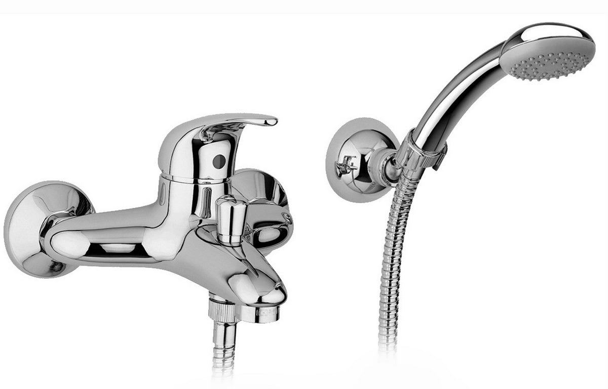 Einhebel - Wannenmischer Mit Schwenkbarem Halter, Serie Nettuno Due - MEGART