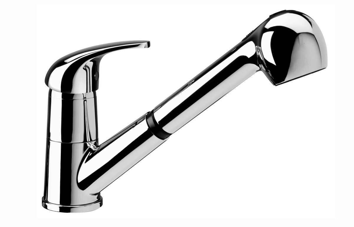 Einhebelspülenmischer Mit Ausziehbarer Dusche, Serie Nettuno Due - MEGART