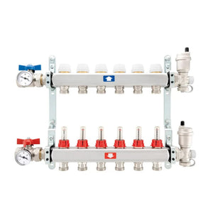 Vorfertiger Verteiler Komplett Mit Durchflussmessern - MEGART