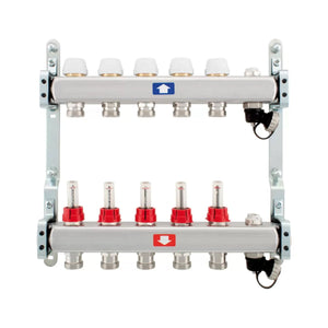 Vorfertiger Verteiler Mit Durchflussmessern Für Ablass Und Entlüftung - MEGART
