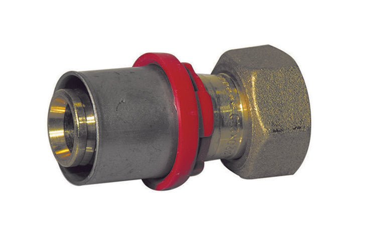 Gerades Pressfitting Mit Drehgelenk Und Flacher Dichtung Für Mehrschichtrohr - MEGART