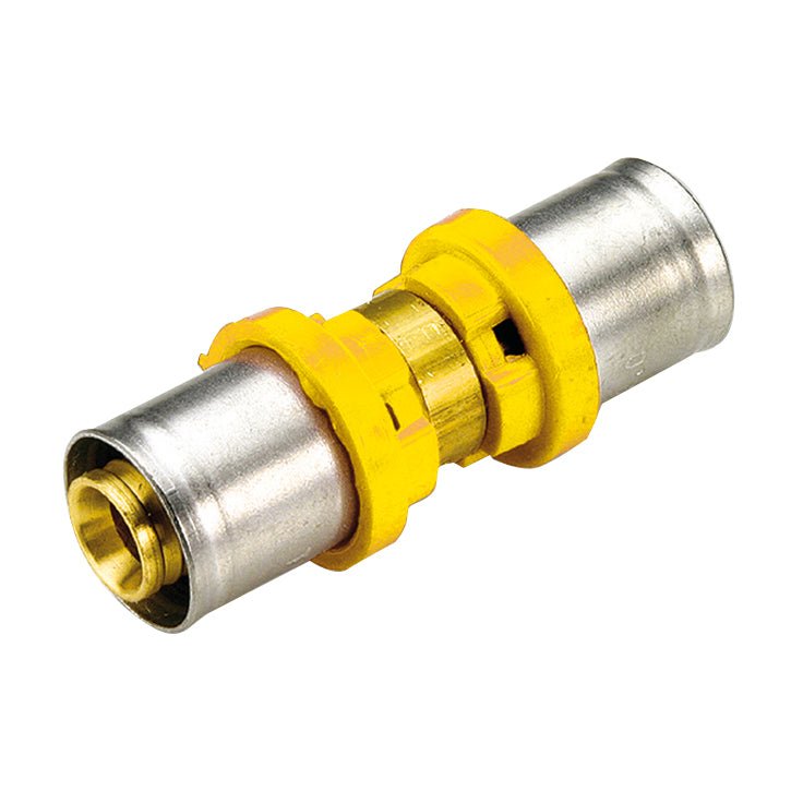 Reduziertes Doppeltes Gerades Fitting Für Mehrschichtrohr Gas - MEGART