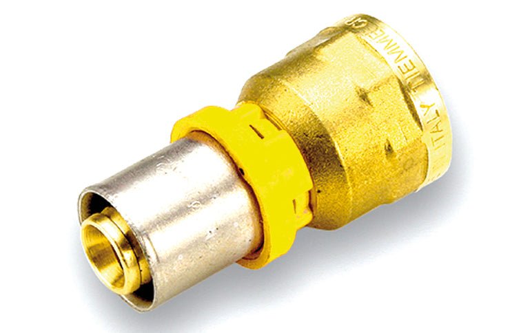 Gerades Fitting Für Mehrschichtrohr Gas Weiblich - MEGART