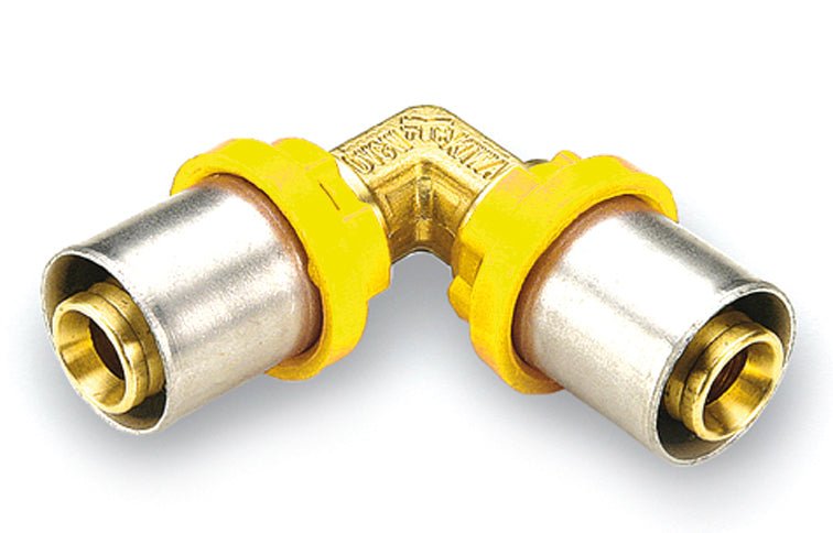 Doppeltes Gebogenes Fitting Für Mehrschichtrohr Gas - MEGART