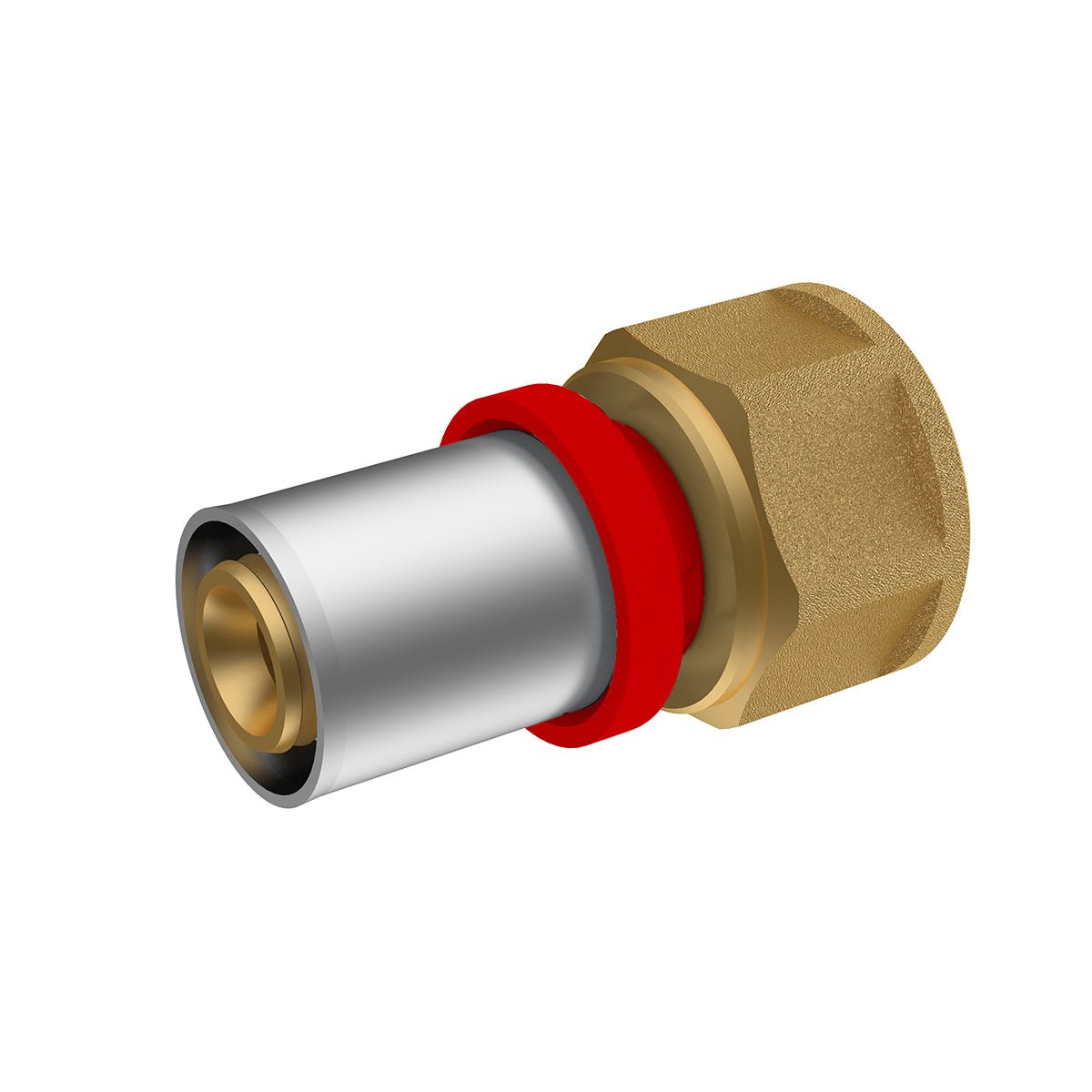 Ikaro Pressfitting, Gerade, Weiblich - MEGART