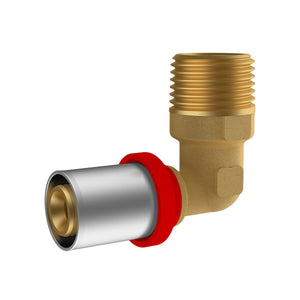 Ikaro Pressfitting, Gebogen, Männlich - MEGART