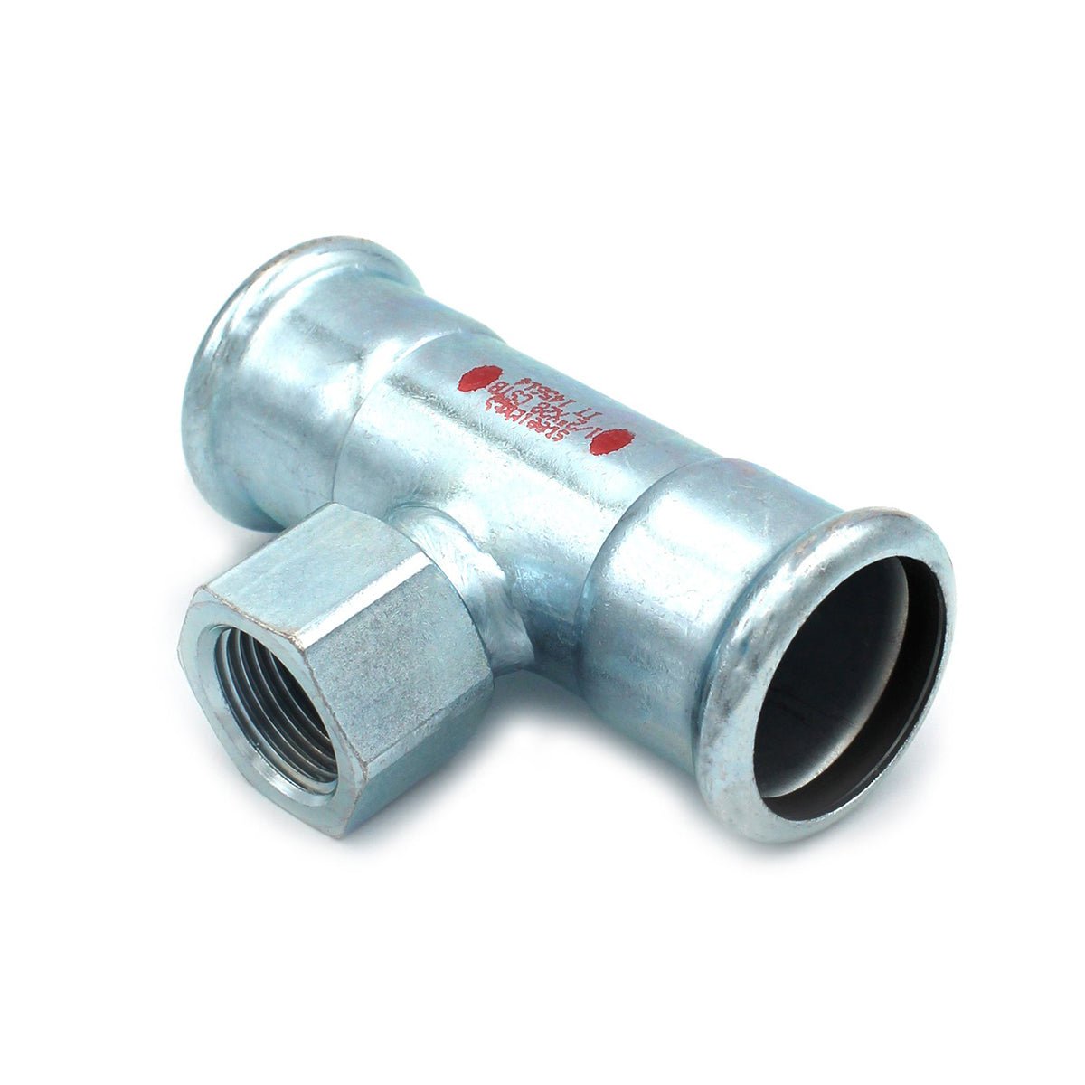 T Mit F - Gewindeabzweigung Zum Pressen Aus Kohlenstoffstahl - MEGART