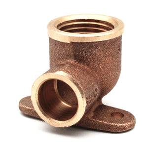 Bogen Bronze F. Mit 2 Flanschen Zum Schweissen