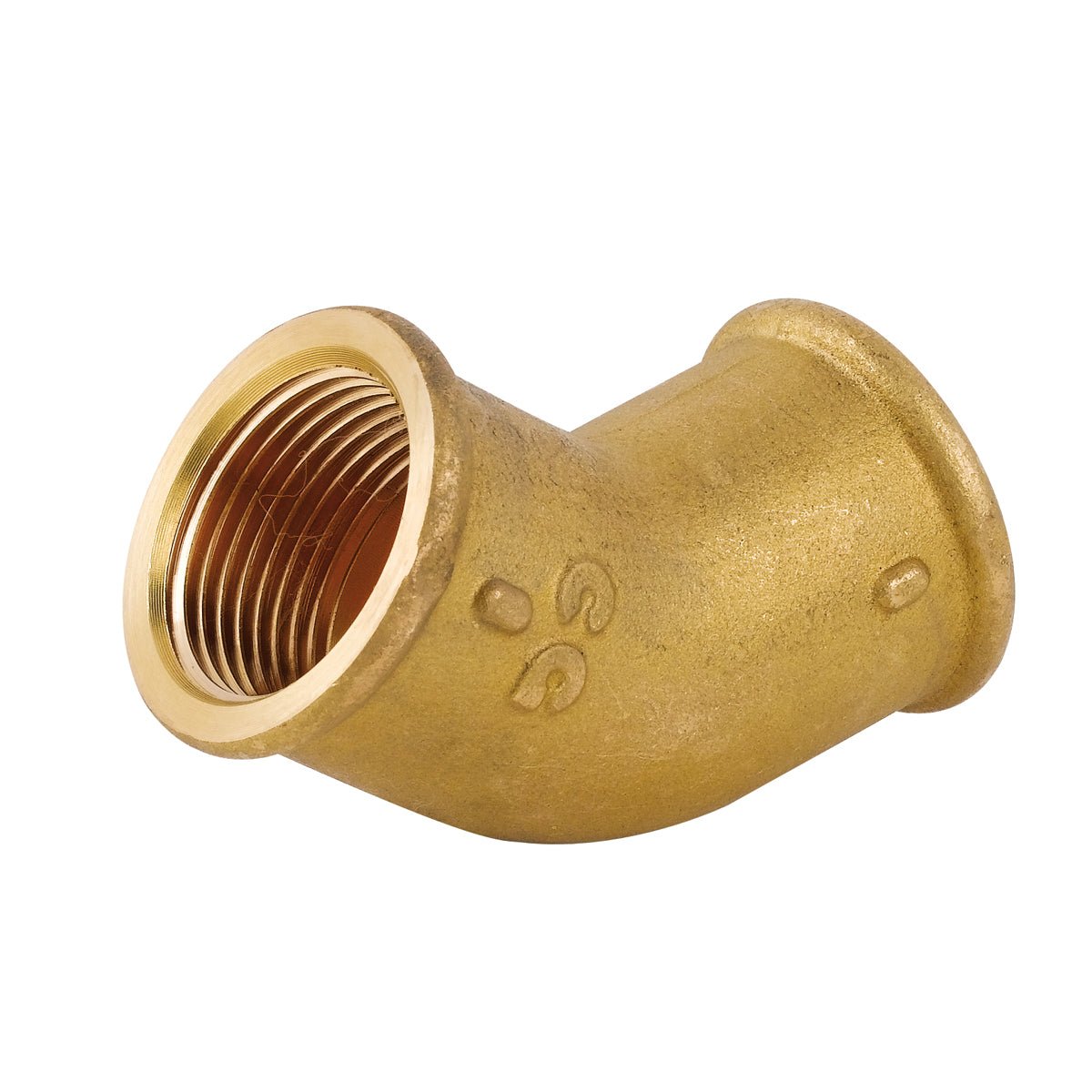 45° Bogen Ff Aus Gelbem Brass - MEGART