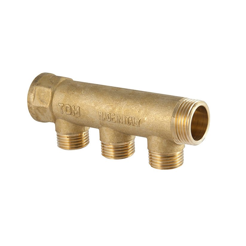 Linearer Sammler Aus Gelbem Brass - MEGART