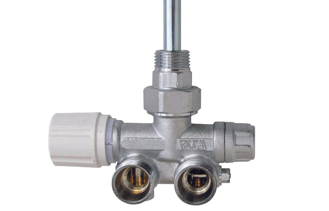 Mono - Bitubus Thermostatisches Rechtswinkelventil Mit Bochettone (Far) - MEGART
