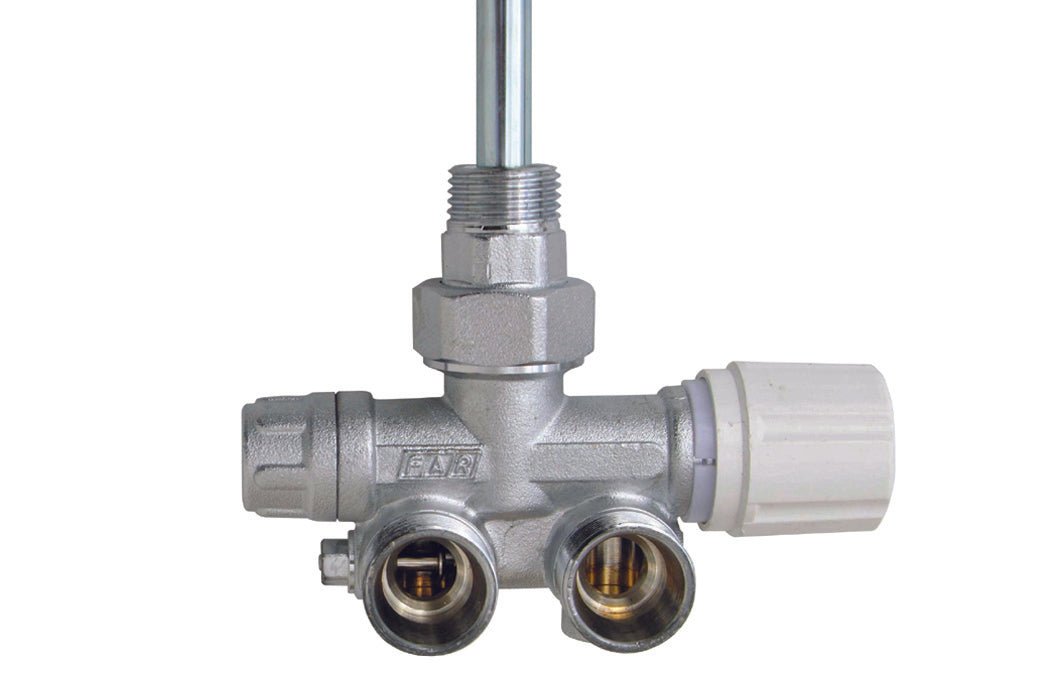 Mono - Bitubus Thermostatisches Linkswinkelventil Mit Bochettone - MEGART