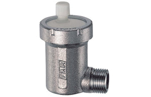 Automatisches Luftablauventil Rechteckig Mit Schwimmer, Verchromt - MEGART