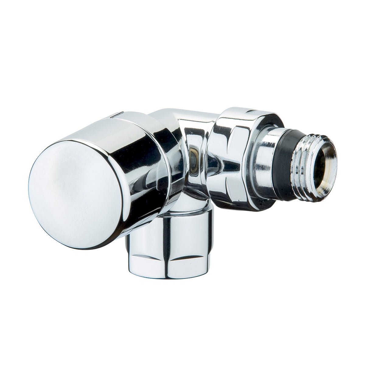 Eckventil Rechts Thermostatisch Verstellbar Verchromt Und Glänzend - MEGART