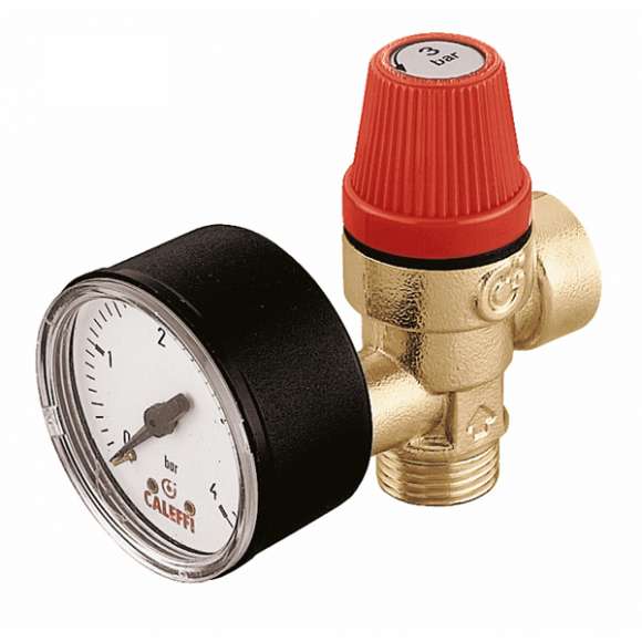 Ordinäres Sicherheitsventil Mf Mit Manometer - MEGART