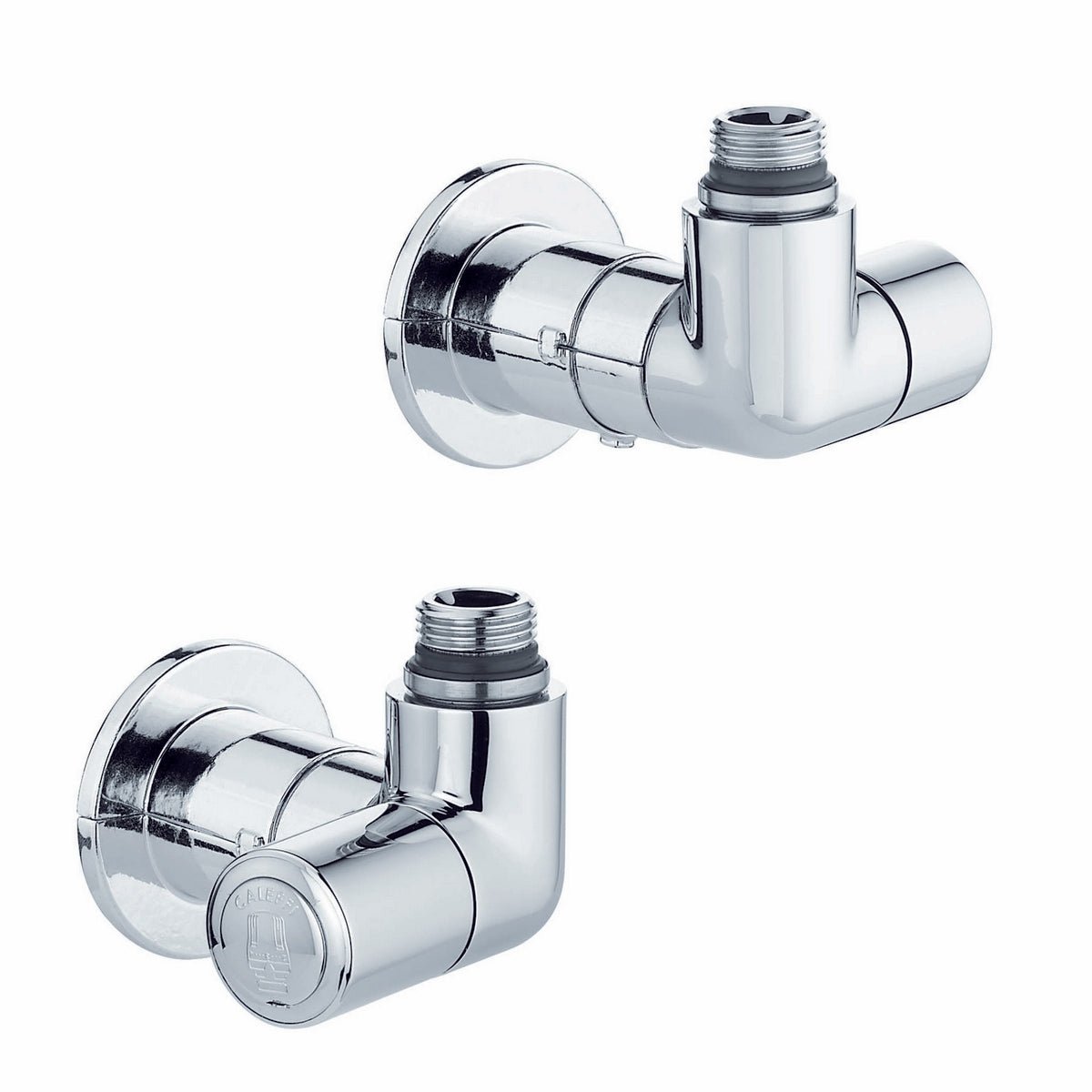 Thermostatisierbares Doppeltes Rechteckventil + Regulator Chrom Version Dx - MEGART