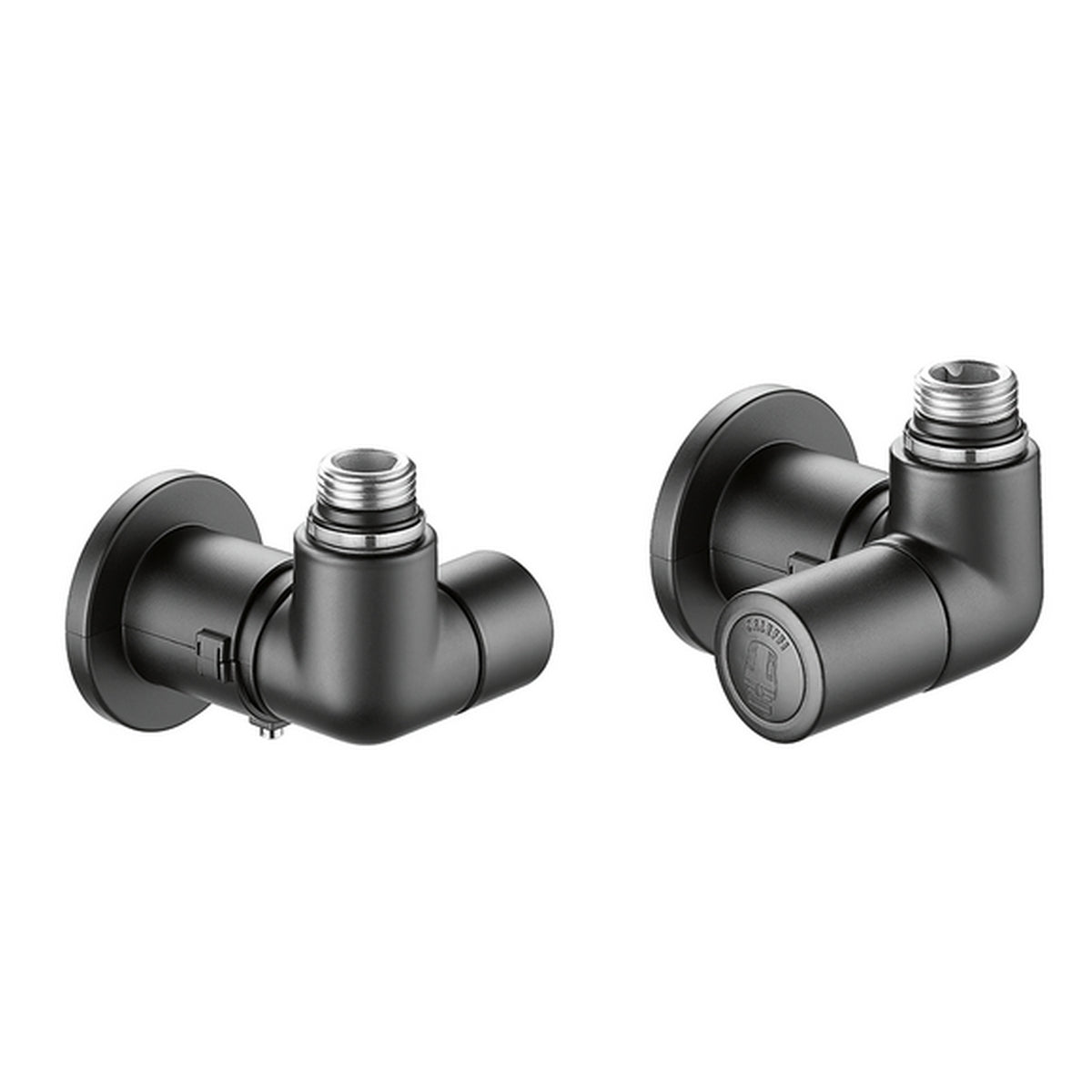 Thermostatisierbares Doppeltes Rechteckventil + Regulator Schwarz Version Dx - MEGART