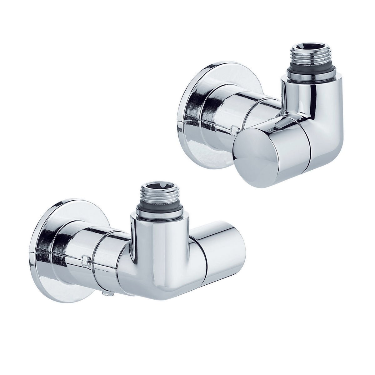 Thermostatisierbares Doppeltes Rechteckventil + Regulator Chrom Version S - MEGART
