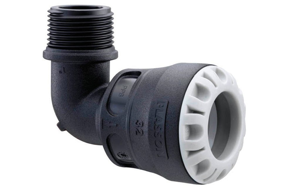 90° Gewindebogen Männlich Eins - MEGART