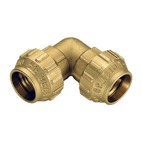 Raccordement Courbe Double En Laiton Tiemme
