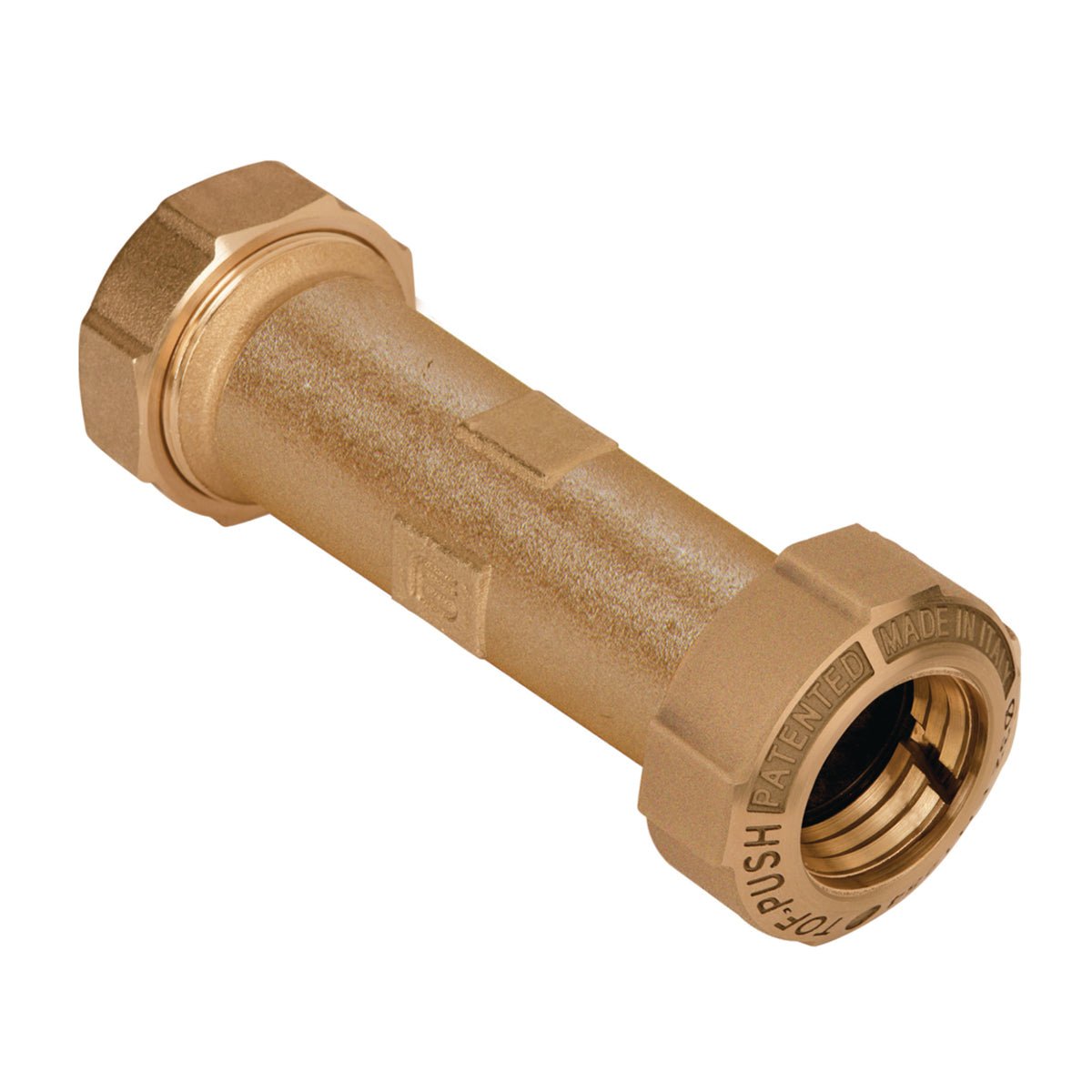 Verlängerte Gerade Muffe Für Pe/Pe Mit Messingring - MEGART